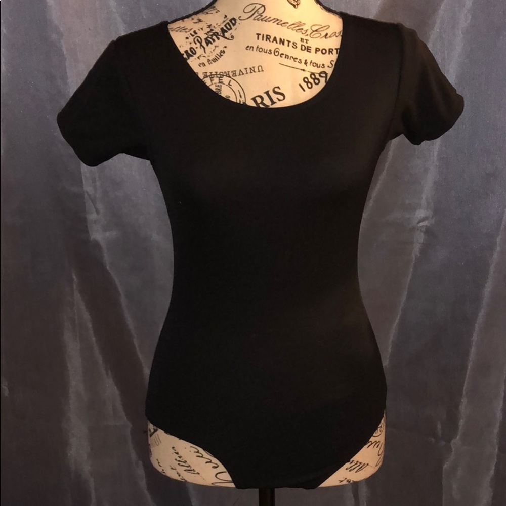 Jacques Moret Black Dance Leotard Sz. XL 16 Y